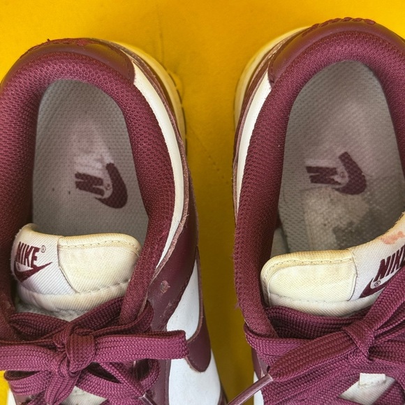 Vintage 1999 Nike Dunk Low White Team Red No Box Size 7.5 - Picture 4 of 11